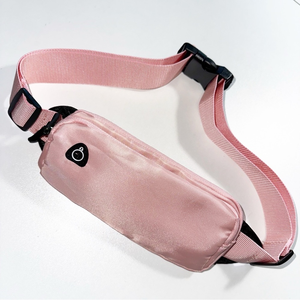Pink Belt Bag with Adjustable Strap